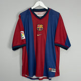 1998/00 BARCELONA GUARDIOLA #4 HOME SHIRT (L) NIKE