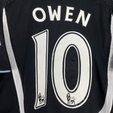 2007/08 NEWCASTLE UNITED OWEN #10 HOME SHIRT (M) ADIDAS