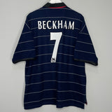 1999/00 MANCHESTER UNITED BECKHAM #7 AWAY SHIRT (XXL) UMBRO