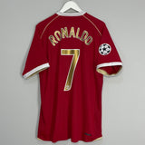 2006/07 MANCHESTER UNITED RONALDO #7 C/L HOME SHIRT (XL) NIKE