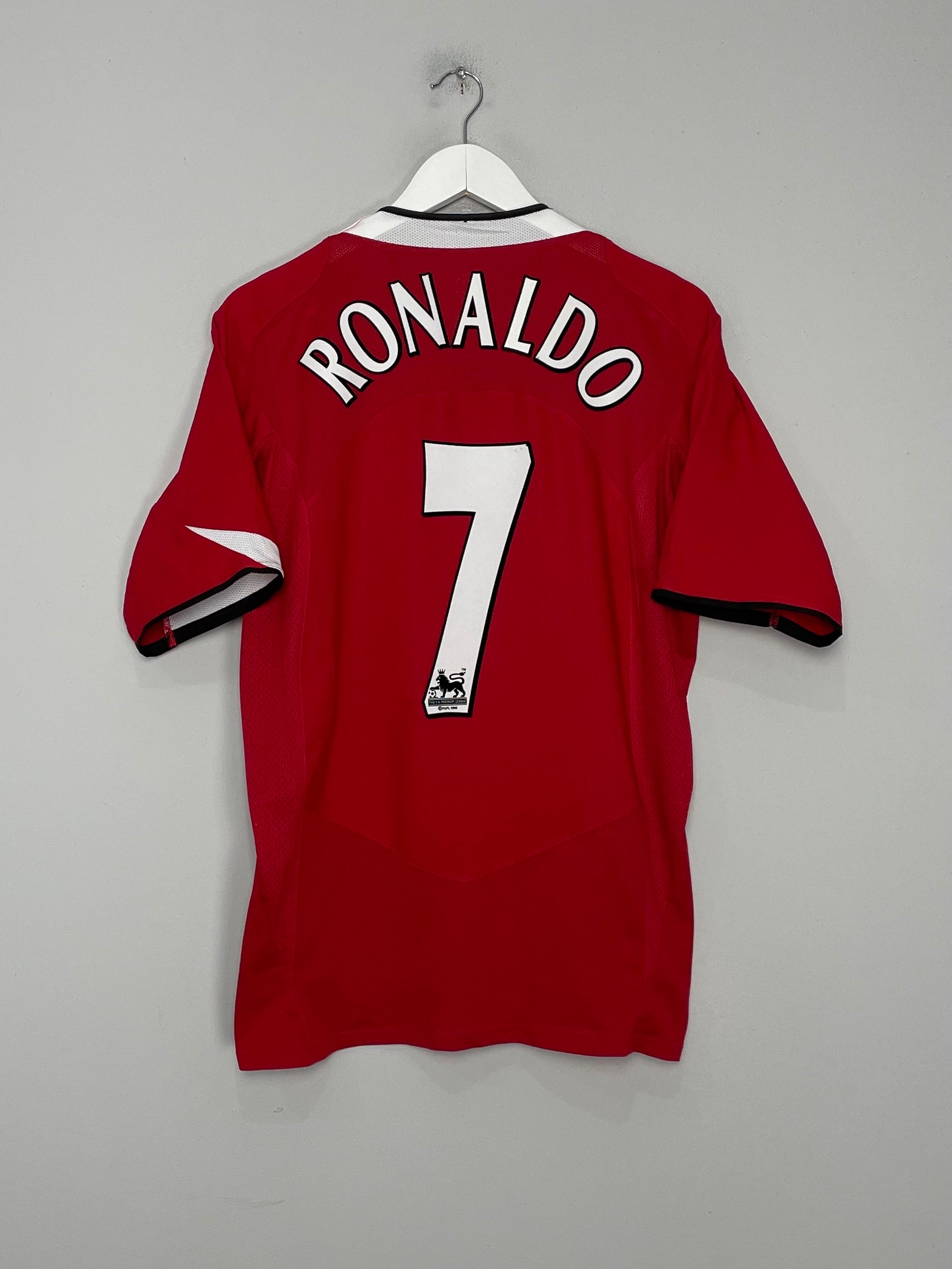 2004/06 MANCHESTER UNITED RONALDO #7 HOME SHIRT (L) NIKE