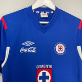 2011/12 CRUZ AZUL O.BRAVO #19 HOME SHIRT (M) UMBRO