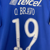 2011/12 CRUZ AZUL O.BRAVO #19 HOME SHIRT (M) UMBRO