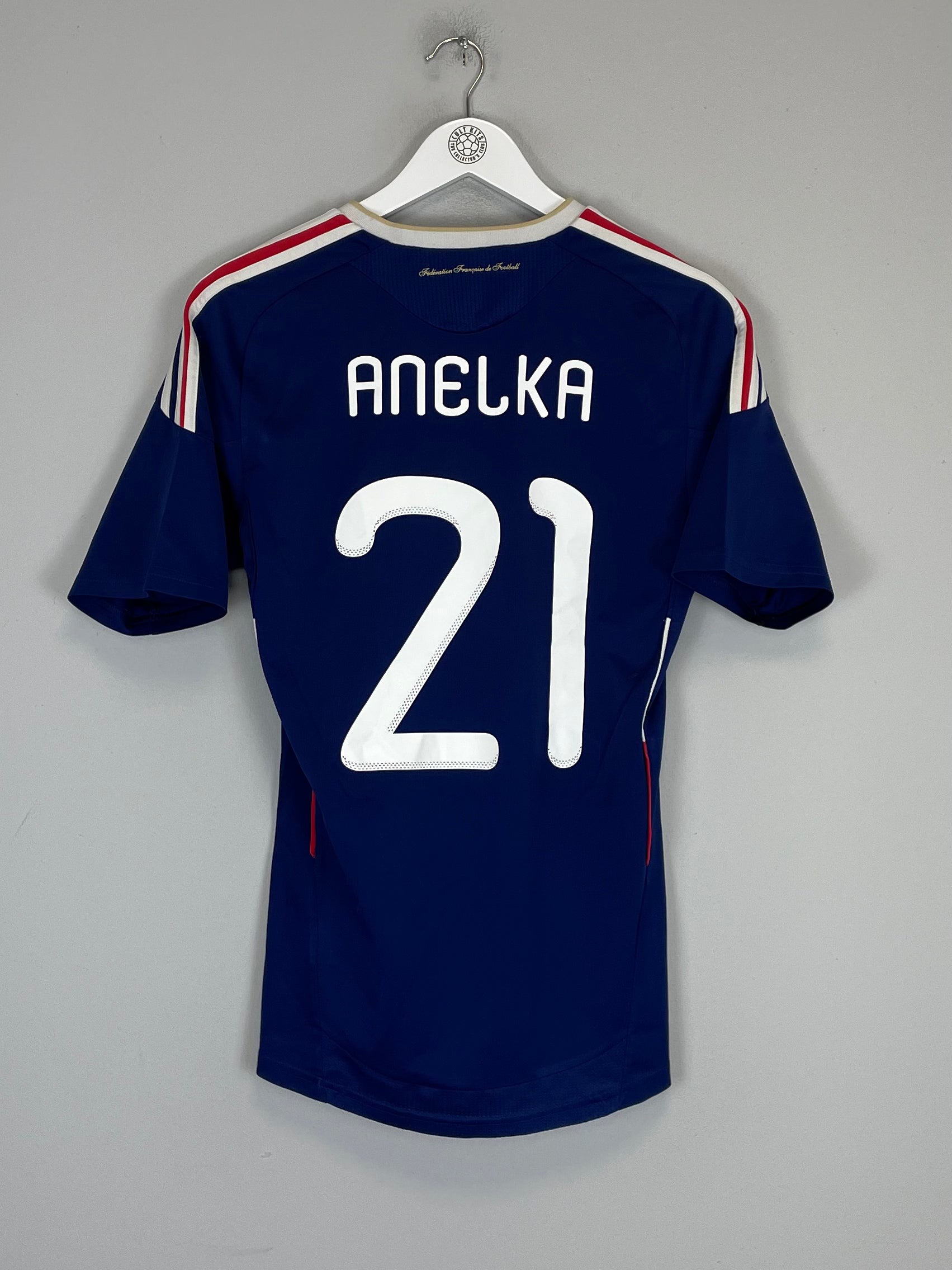 2009/10 FRANCE ANELKA #21 HOME SHIRT (S) ADIDAS