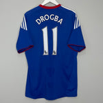 2010/11 CHELSEA DROGBA #11 HOME SHIRT (L) ADIDAS