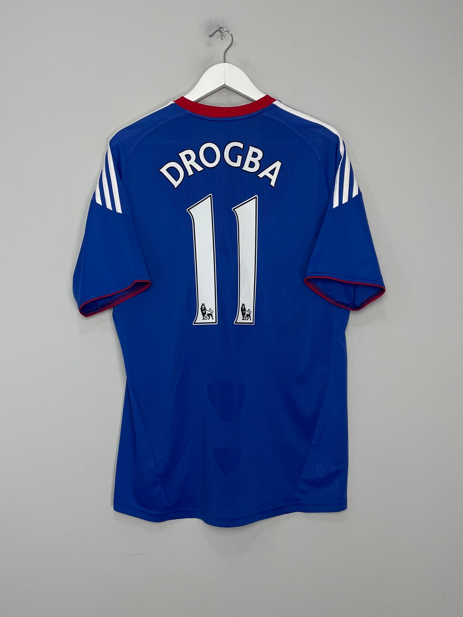 2010/11 CHELSEA DROGBA #11 HOME SHIRT (L) ADIDAS