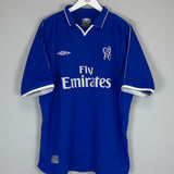 2001/03 CHELSEA LAMPARD #8 HOME SHIRT (XL) UMBRO