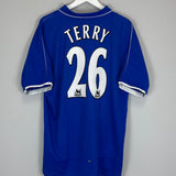 2001/03 CHELSEA TERRY #26 HOME SHIRT (XL) UMBRO