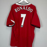 2004/05 MANCHESTER UNITED RONALDO #7 HOME SHIRT (XXXL) NIKE