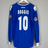 2001/02 BRESCIA BAGGIO #10 L/S HOME SHIRT (XL) GARMAN