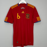 2010/11 SPAIN A.INIESTA #6 HOME SHIRT (M) ADIDAS