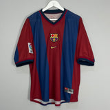 1998/00 BARCELONA GUARDIOLA #4 HOME SHIRT (XL) NIKE