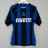 2004/05 INTER MILAN ADRIANO #10 HOME SHIRT (M) NIKE