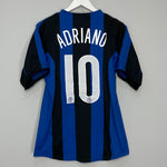 2004/05 INTER MILAN ADRIANO #10 HOME SHIRT (M) NIKE