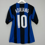 2004/05 INTER MILAN ADRIANO #10 HOME SHIRT (M) NIKE