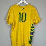 2006 BRAZIL RONALDINHO T-SHIRT (XL) NIKE