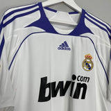 2007/08 REAL MADRID V.NISTELROOY #17 C/L HOME SHIRT (XL) ADIDAS