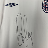 2005/07 ENGLAND *SIGNED* L/S HOME SHIRT (XXL) UMBRO