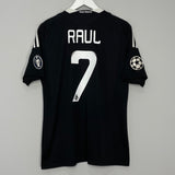 2008/09 REAL MADRID RAUL #7 C/L AWAY SHIRT (M) ADIDAS