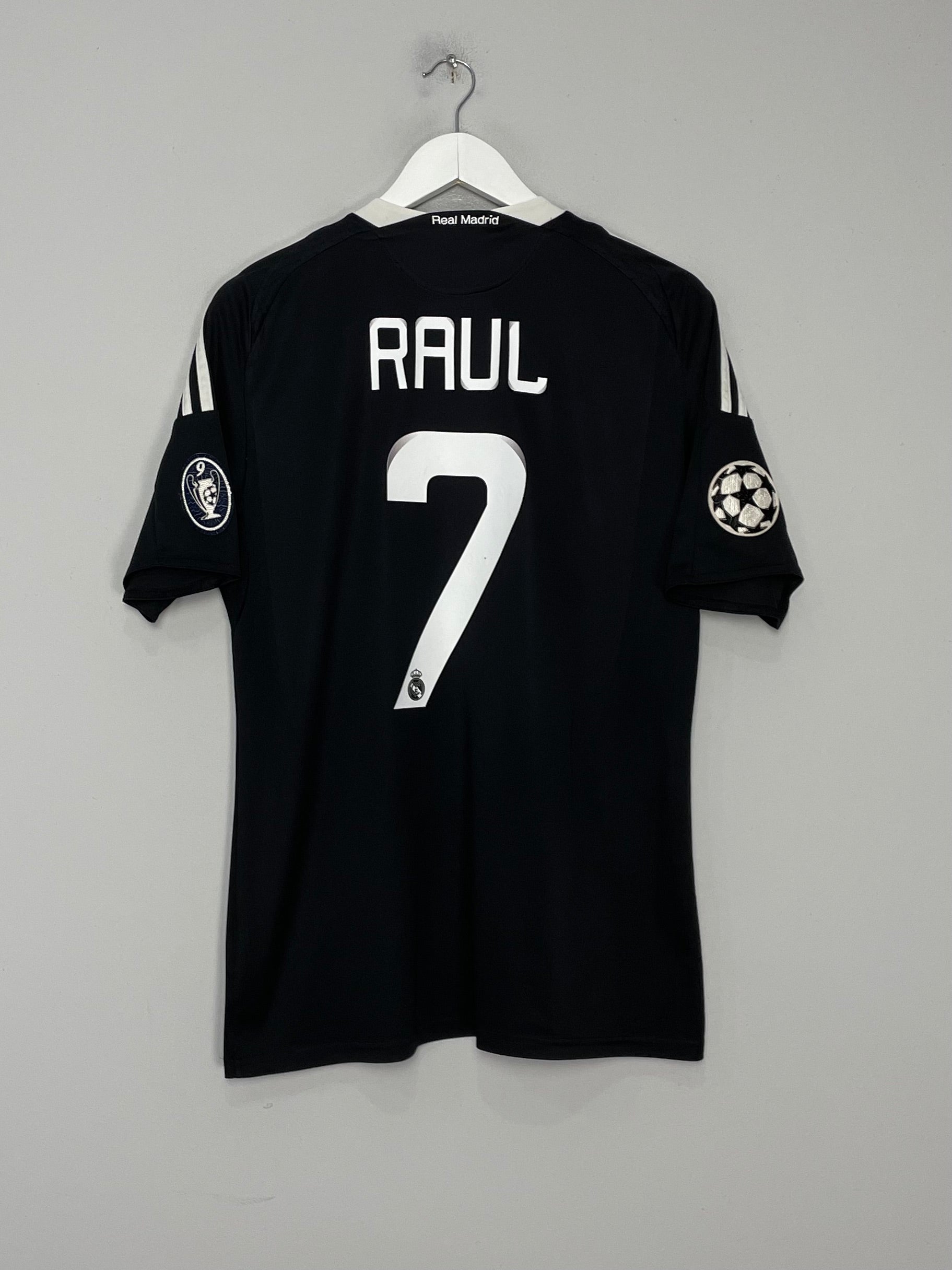 2008/09 REAL MADRID RAUL #7 C/L AWAY SHIRT (M) ADIDAS