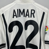 2000/01 VALENCIA AIMAR #22 HOME SHIRT (L) NIKE