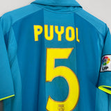 2007/09 BARCELONA PUYOL #5 AWAY SHIRT (XL) NIKE