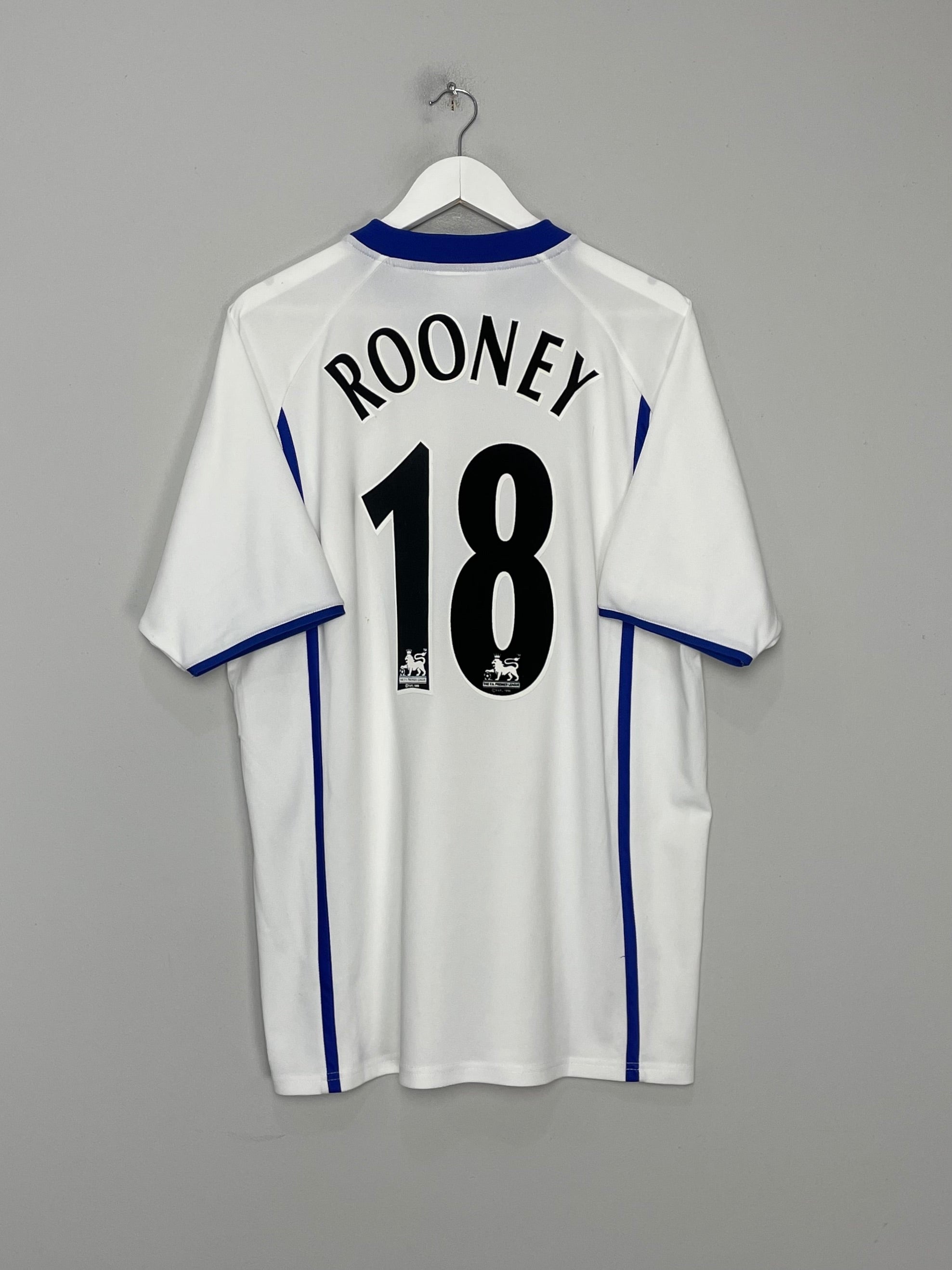 2002/03 EVERTON ROONEY #18 AWAY SHIRT (L) PUMA