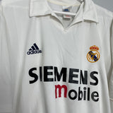 2002/03 REAL MADRID RONALDO #11 *CENTENARY* HOME SHIRT (XL) ADIDAS