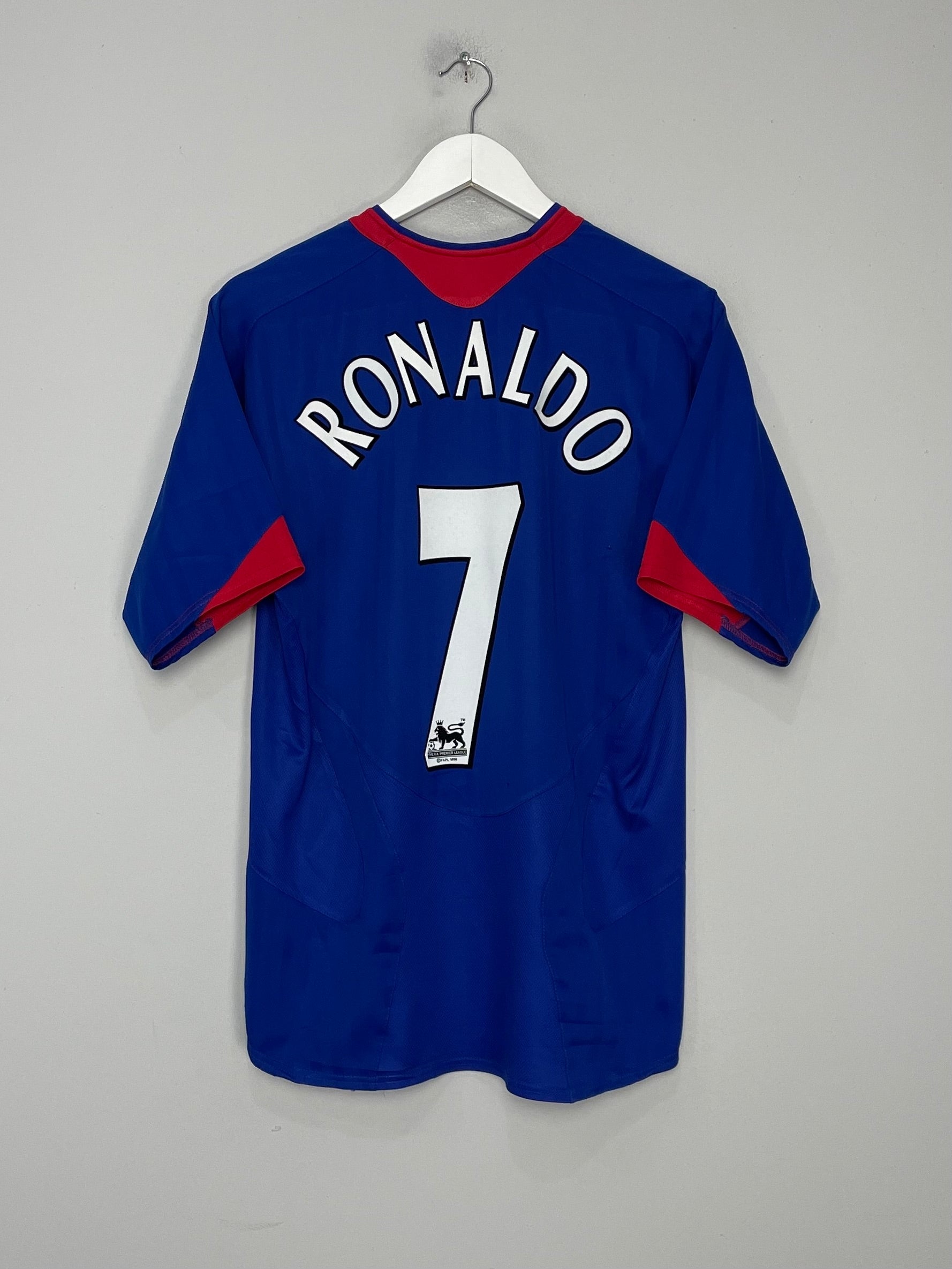 2005/06 MANCHESTER UNITED RONALDO #7 AWAY SHIRT (M) NIKE#