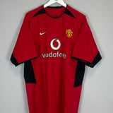 2002/04 MANCHESTER UNITED RONALDO #7 HOME SHIRT (XL) NIKE