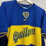 2001/02 BOCA JUNIORS HOME SHIRT (L) NIKE