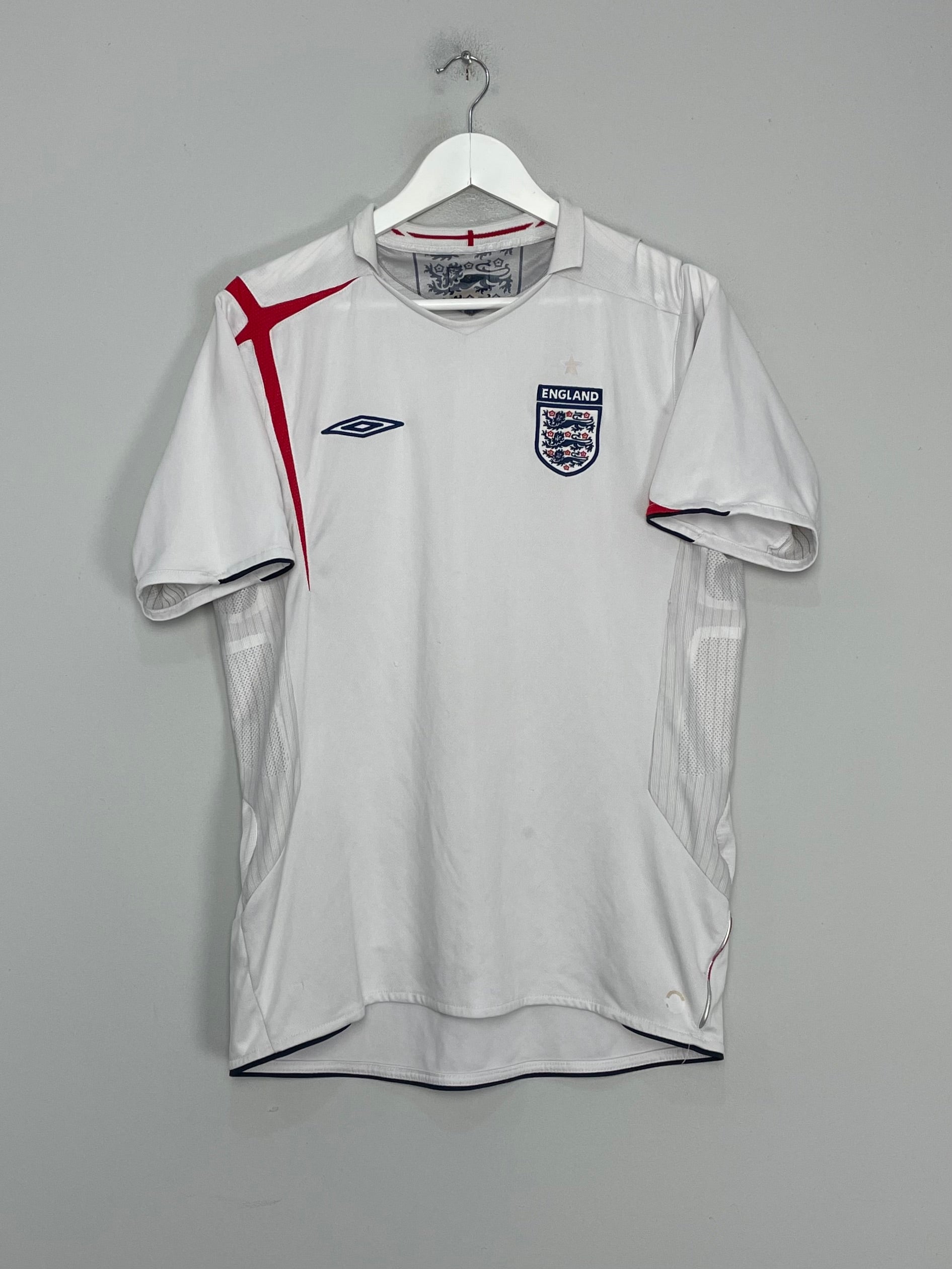 2005/07 ENGLAND HOME SHIRT (M) UMBRO