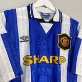 1994/96 MANCHESTER UNITED THIRD SHIRT (XL) UMBRO