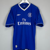 2003/04 CHELSEA CRESPO #21 HOME SHIRT (L) UMBRO