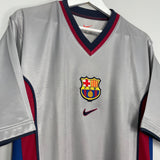 1998/01 BARCELONA AWAY SHIRT (L) NIKE