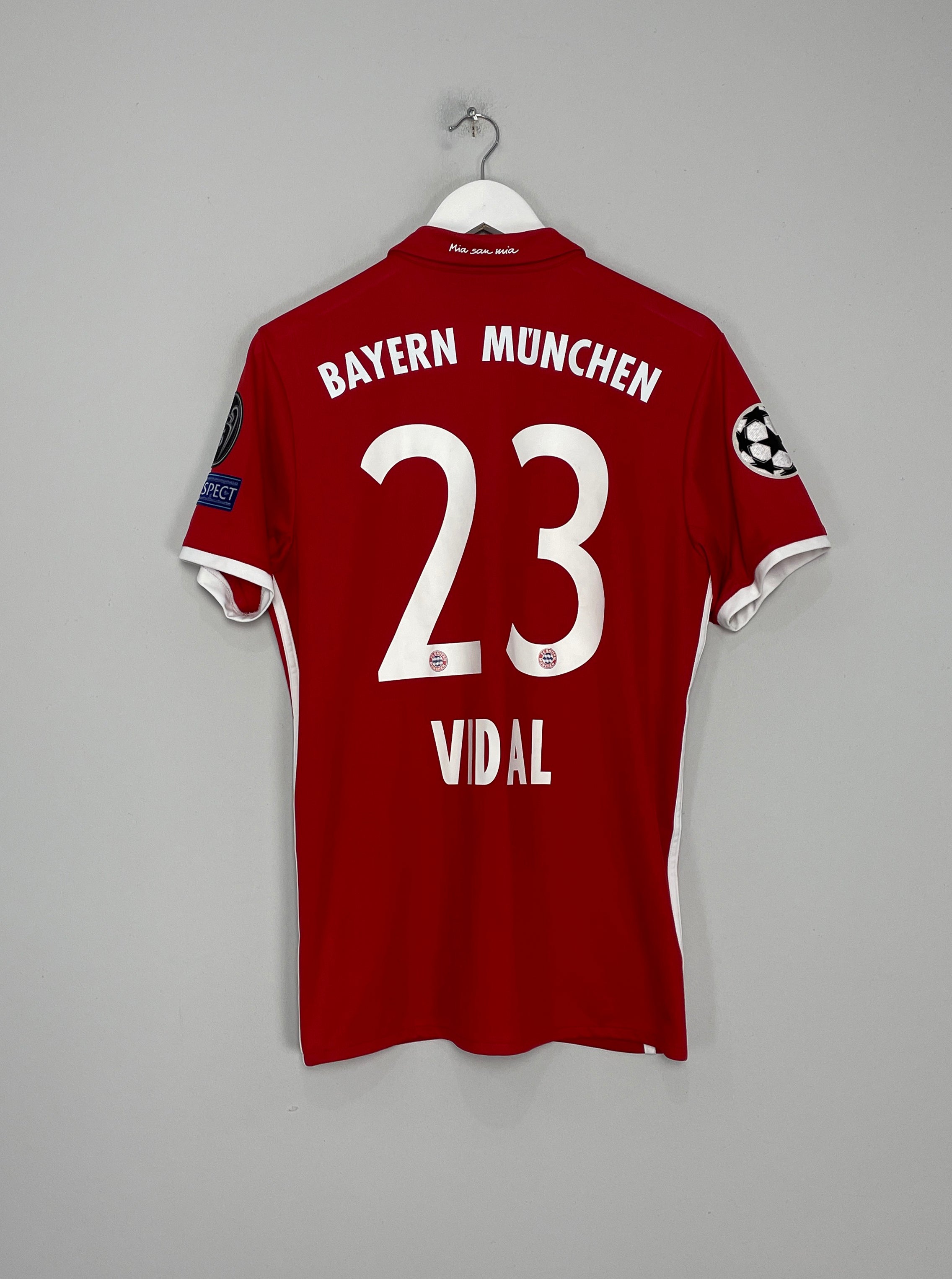 2016/17 BAYERN MUNICH VIDAL #23 HOME SHIRT (M) ADIDAS