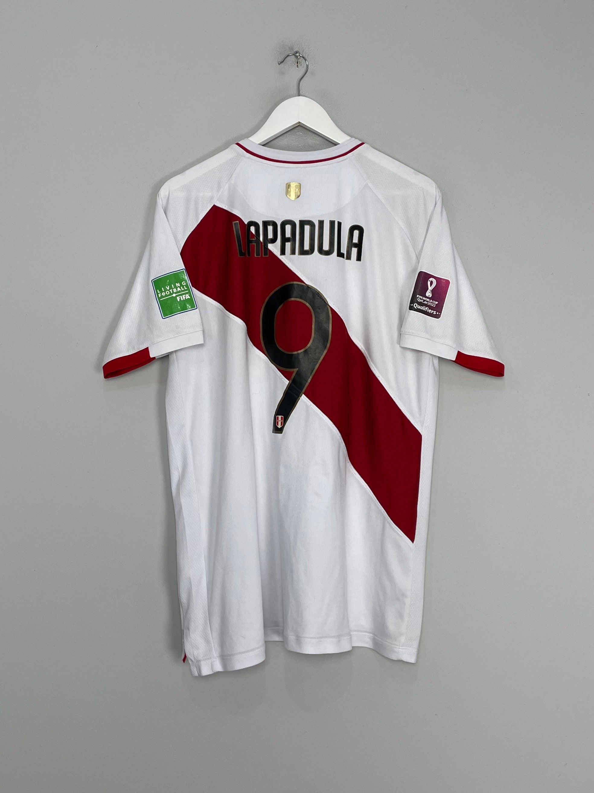 2020/21 PERU LAPADULA #9 HOME SHIRT (XL) MARATHON