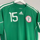 2010/11 NIGERIA UCHE #15 HOME SHIRT (M) ADIDAS