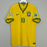 2014/15 BRAZIL NEYMAR JR #10 *AUTHENTIC* HOME SHIRT (XL) NIKE