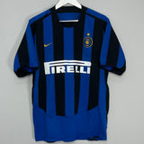 2003/04 INTER MILAN CRESPO #9 HOME SHIRT (L) NIKE