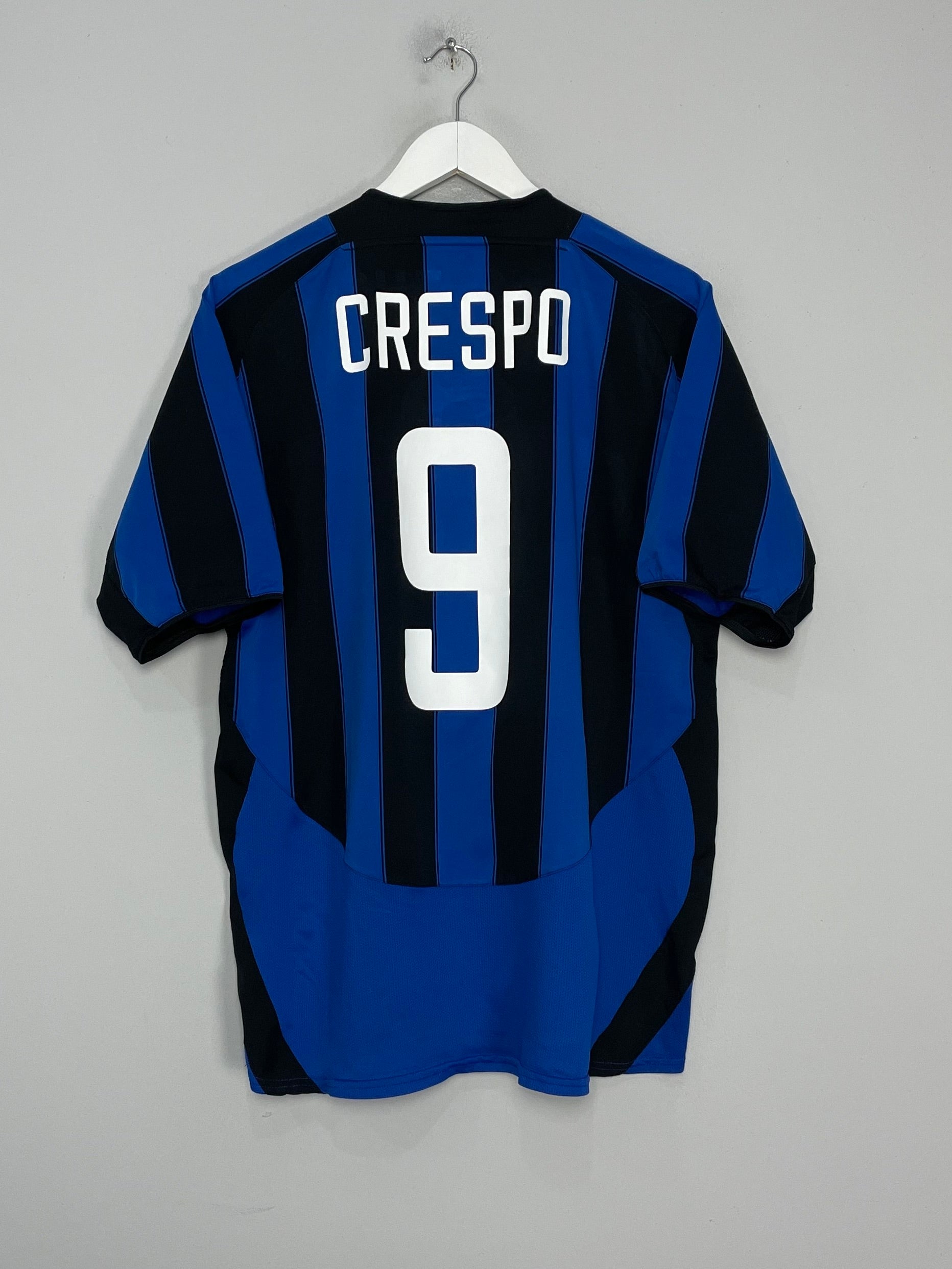 2003/04 INTER MILAN CRESPO #9 HOME SHIRT (L) NIKE