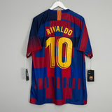 Image of the Barcelona Rivaldo shirt from the 2021/22 season