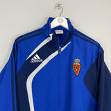 2010 REAL ZARAGOZA TRACK JACKET (M) ADIDAS