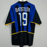 2002/03 INTER MILAN BATISTUTA #9 HOME SHIRT (XL) NIKE