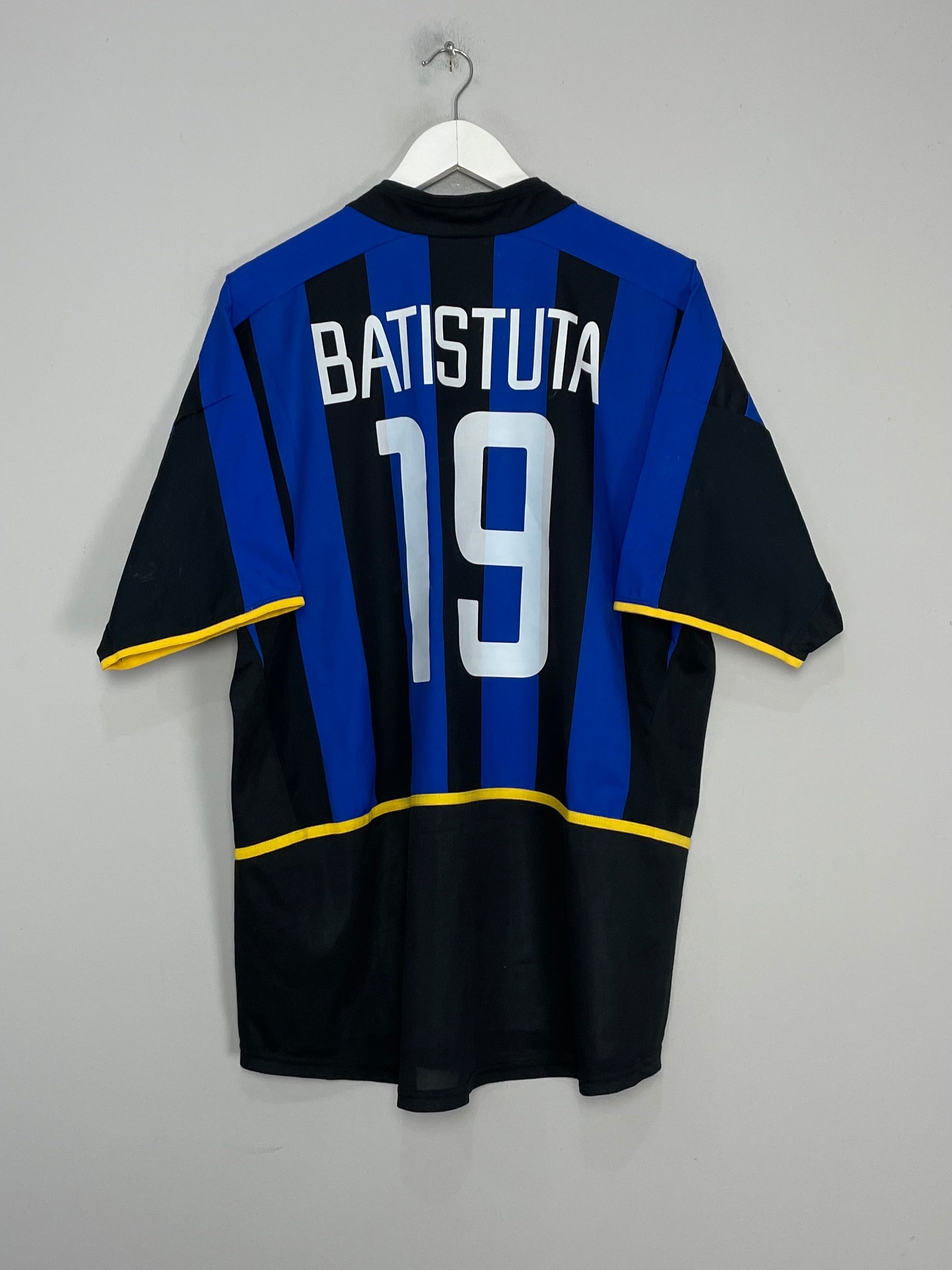 2002/03 INTER MILAN BATISTUTA #9 HOME SHIRT (XL) NIKE