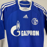 2008/10 SCHALKE FARFAN #17 HOME SHIRT (M) ADIDAS