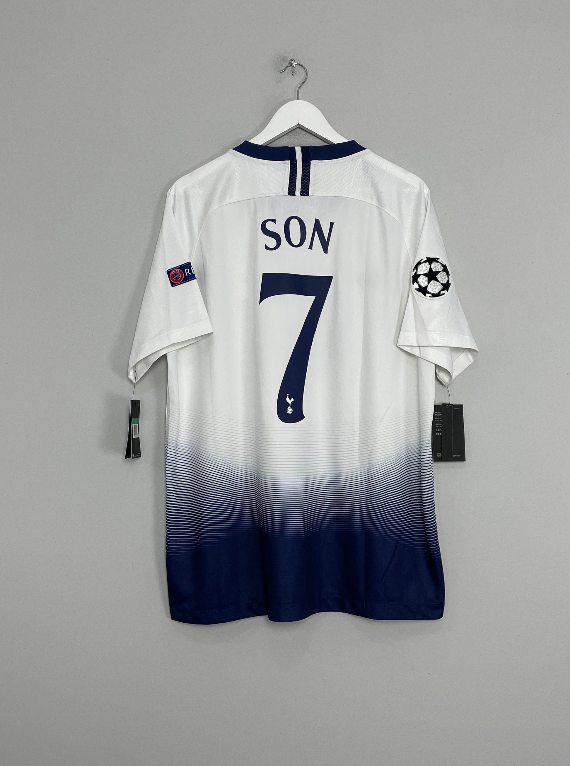 Son Heung-min Tottenham Hotspur Fanatics Branded 2018/2019 Replica Home  Jersey - White