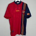 1996/98 SPAIN HOME SHIRT (M) ADIDAS