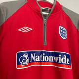 2009/10 ENGLAND 1/4 ZIP DRILL TOP (L) UMBRO