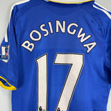 2008/09 CHELSEA BOSINGWA #17 HOME SHIRT (M) ADIDAS